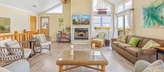 SUMMER SAVINGS -Oceanfront Dog Friendly Home w/ Game Room, Wet Bar, & Basketball