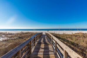 Accommodatie ligt op het strand