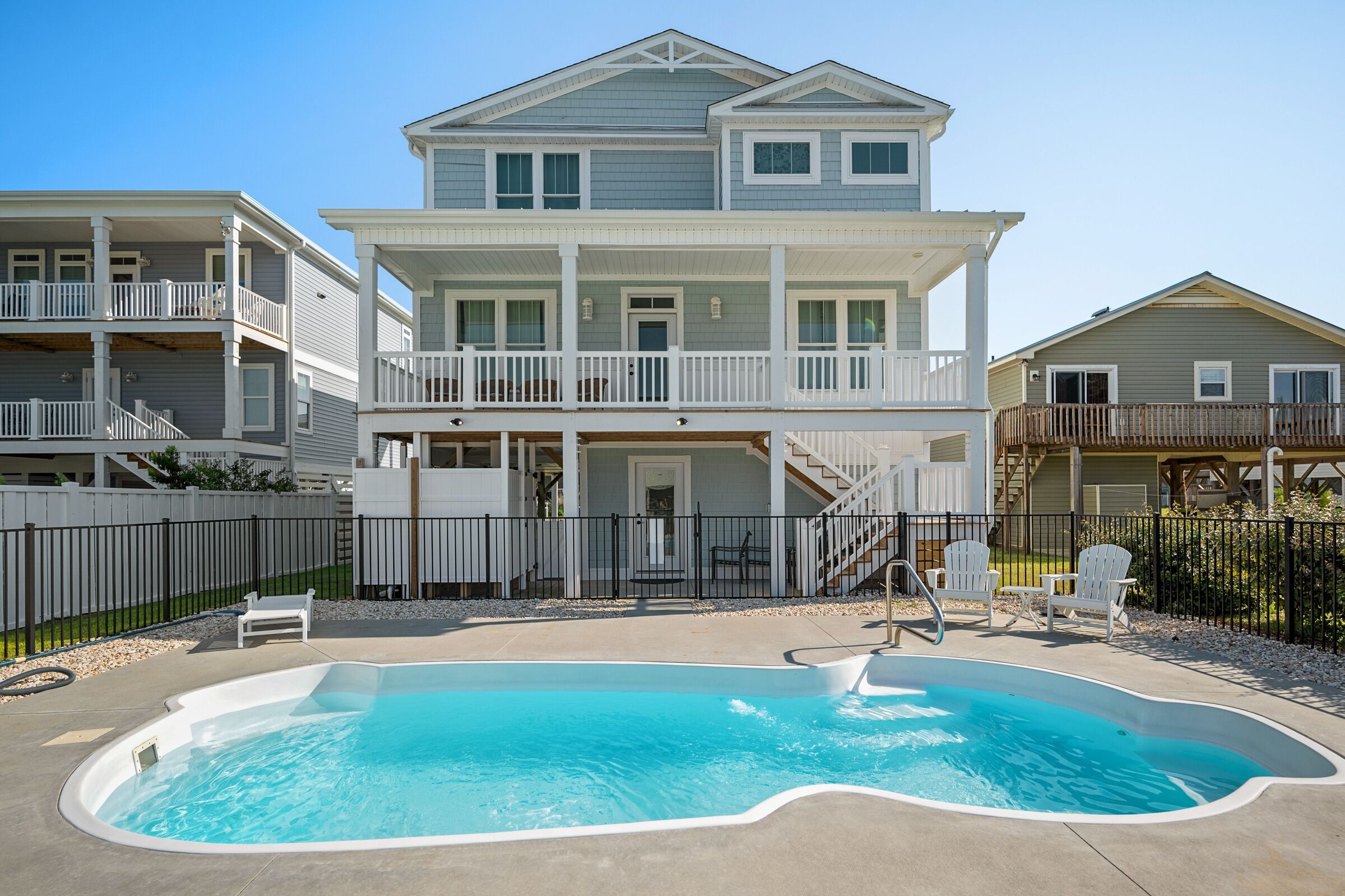 Long Call: Large Home w/Private Pool and Elevator Just One Block From Beach