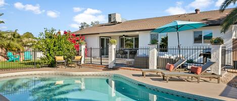 Una piscina riscaldata