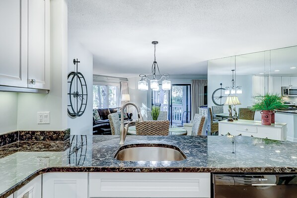 Interior - Stylish Villa with Fast WiFi, Shared Pool, & Hot Tub - Mile from the Beach (Hilton Head)