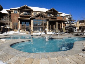 Pool - Grand Timber Lodge 2BR 2BA Dec 13-20 Pools, Bar, Ski In Out, Shuttle, Sleeps 8 (Breckenridge)