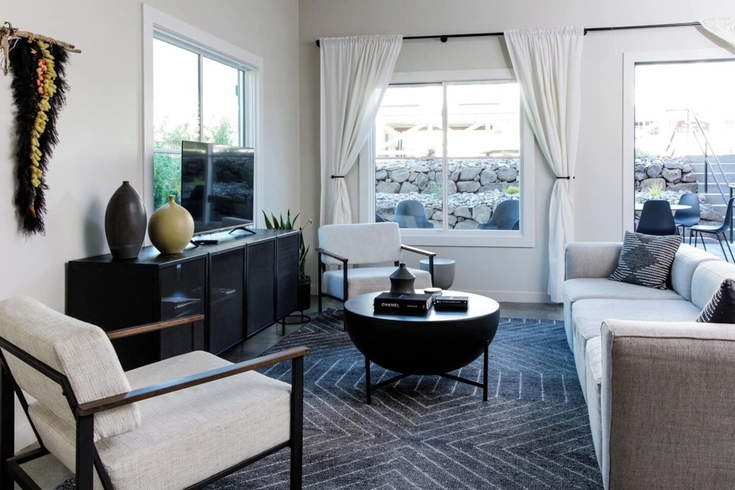 Smart-tv en een kantoor