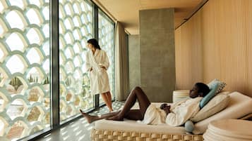 Couples treatment room(s), body treatments, body wraps, body scrubs