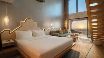 Premium bedding, down duvets, pillow-top beds, minibar