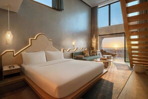 Hochwertige Bettwaren, Daunenbettdecken, Pillowtop-Betten, Minibar