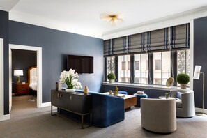 Suite, 1 Bedroom | Living area | 55-inch Smart TV with digital channels, TV, Netflix - The National, Autograph Collection (Oklahoma City)