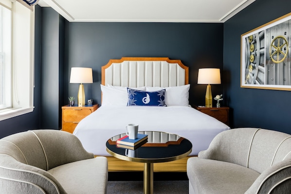 Egyptian cotton sheets, premium bedding, pillow-top beds, minibar - The National, Autograph Collection (Oklahoma City)