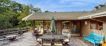 Dog-Friendly Home with a Creek View - Free WiFi, Fireplace, & Washer/Dryer