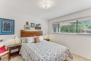 4 bedrooms, iron/ironing board, travel crib, WiFi