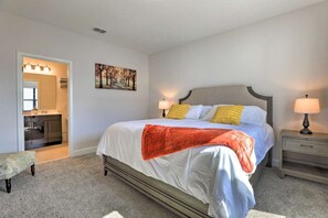 5 bedrooms, iron/ironing board, travel crib, free WiFi