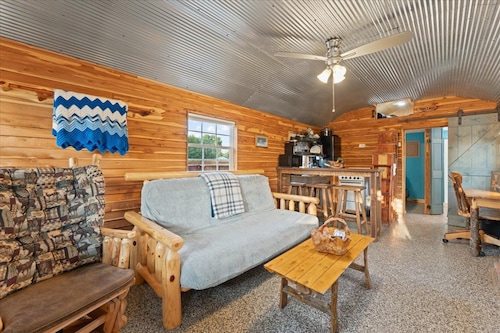 Tom & Jerri's Rustic Cabin located on the lake