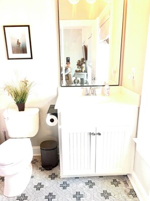 Combined shower/tub, hair dryer, bidet, towels - Exclusive, safe, island living near Credit one stadium! (Charleston)