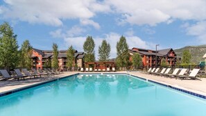 Indoor pool, a heated pool