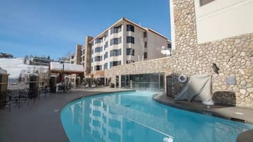 Indoor pool, outdoor pool