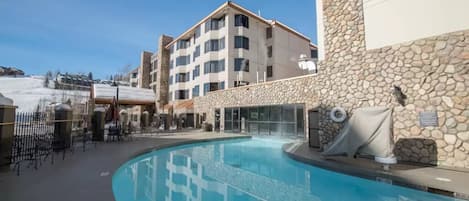 Indoor pool, outdoor pool