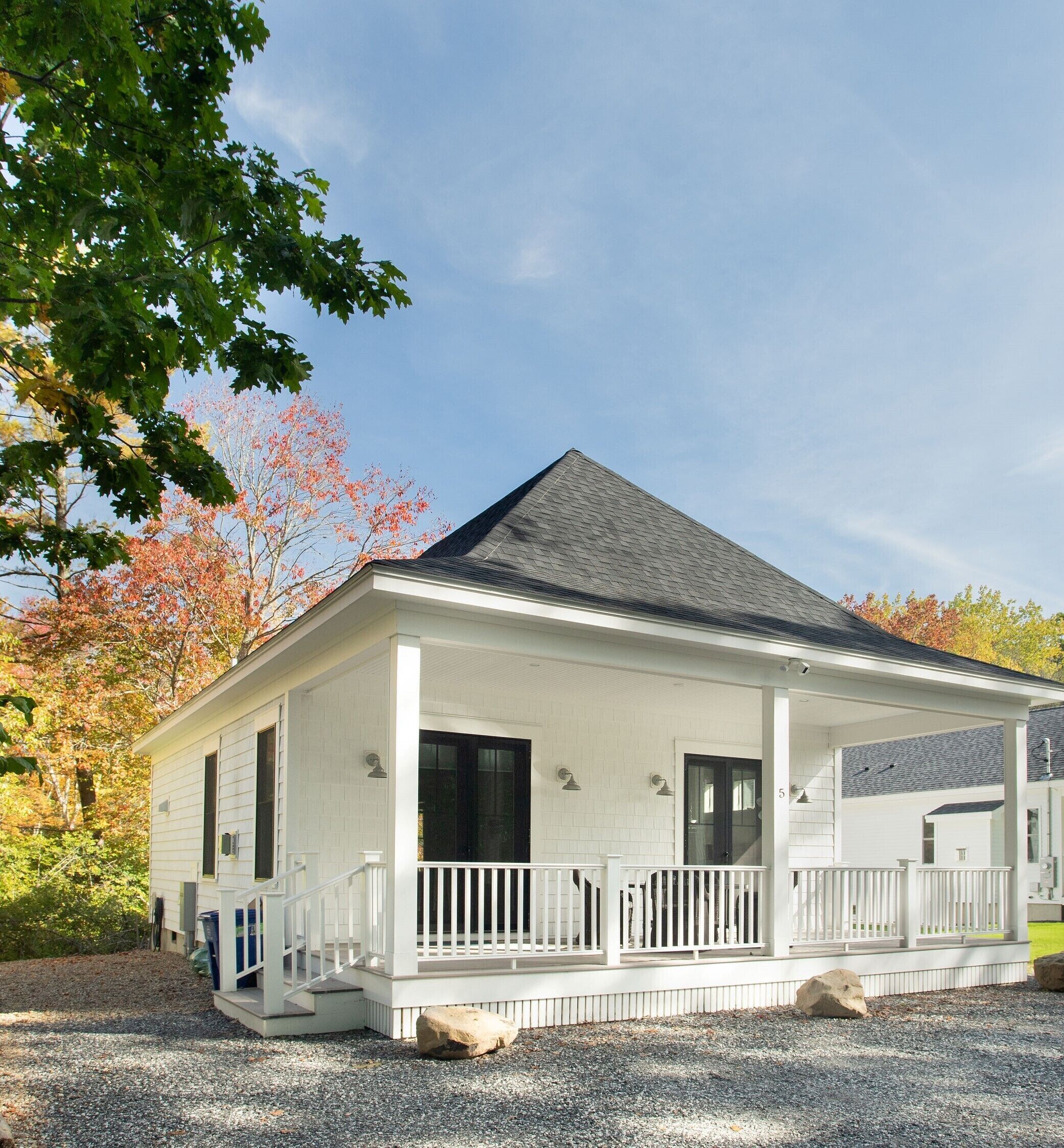 Designer coastal cottage perfect for a family vacation in York.