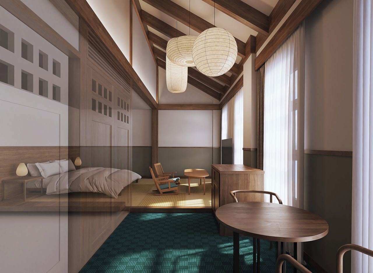 Balcony King with Free Lounge Access (former Nintendo headquarter), Non smoking | Free minibar, in-room safe, individually decorated