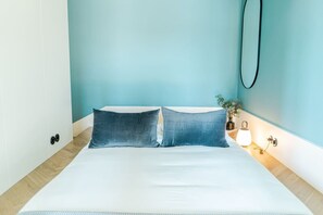 1 slaapkamer, een bureau, een strijkplank/strijkijzer, gratis wifi