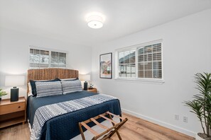 2 bedrooms, iron/ironing board, travel crib, free WiFi
