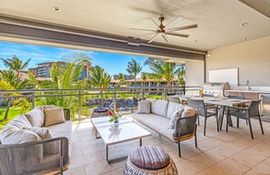Outdoor dining - Maui Resort Rentals: 6 Total Bedrooms at Kaanapali’s Newest Luxury Residences, Steps from Beach & Resort Amenities! (Lahaina)
