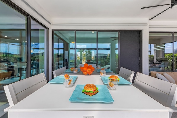 Outdoor dining