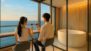 Basic Room, 1 Bedroom (A602 (Ocean View)) | 1 bedroom, free WiFi - Sokcho The Sharp Pension (Sokcho)