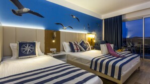 Artículos del minibar gratis y caja de seguridad en la habitación 