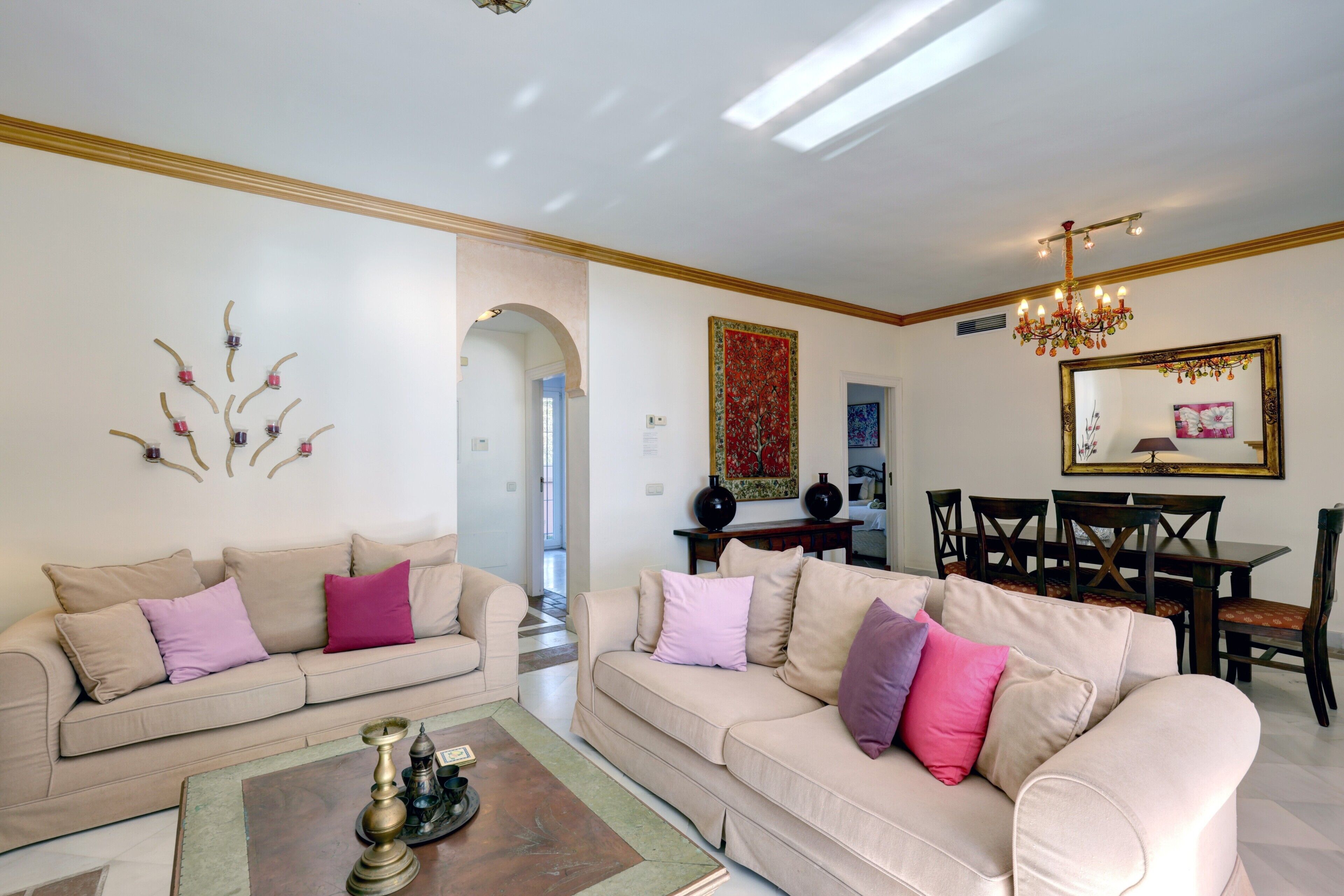 TV, fireplace, DVD player, stereo