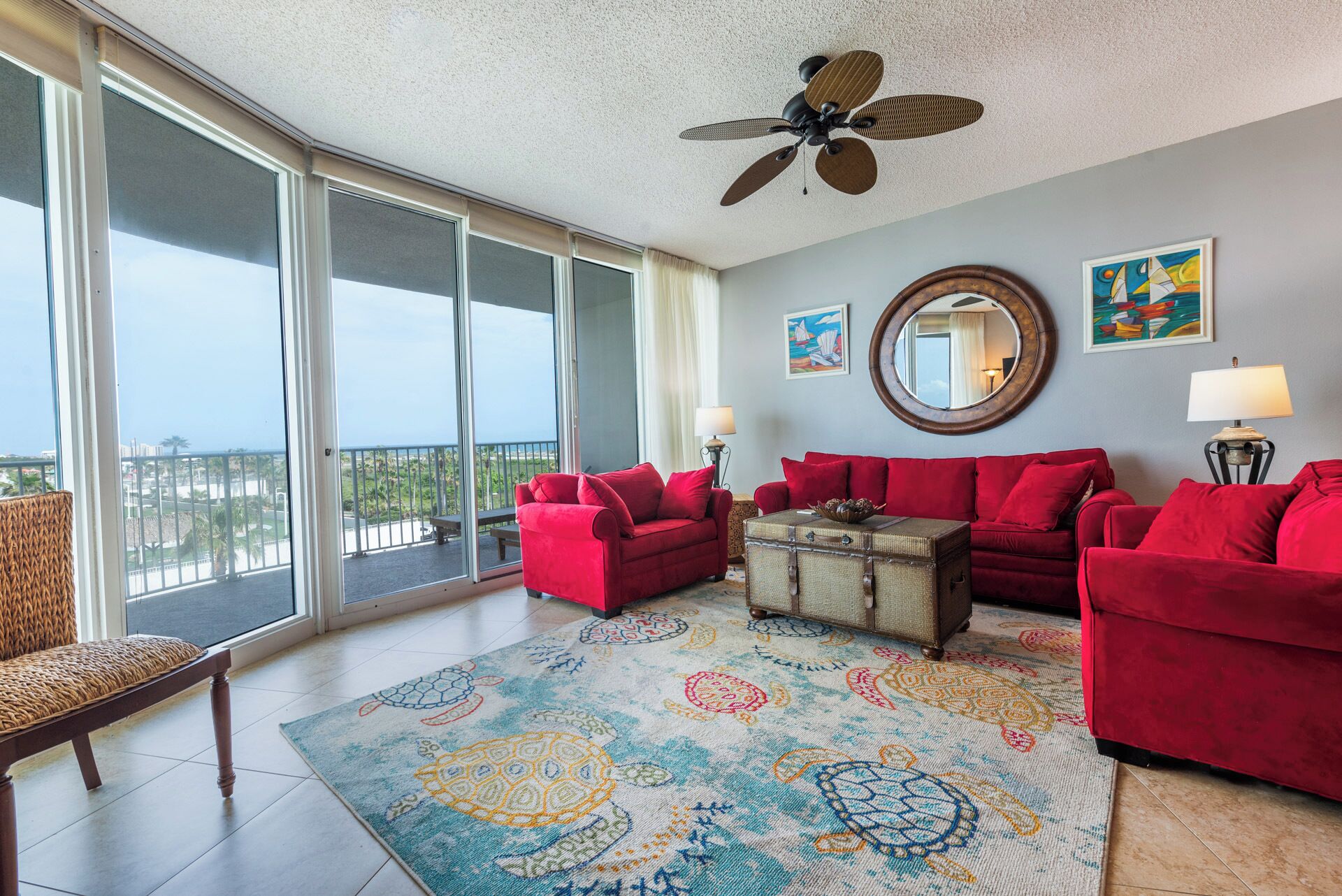 Smart TV, DVD player, table tennis, books