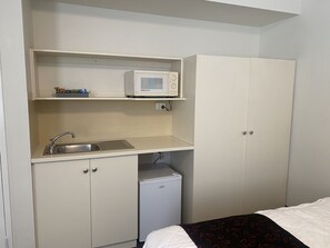 1 bedroom, desk, iron/ironing board