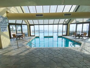 Indoor pool, outdoor pool - Amazing views! Ocean Creek 4 bedroom 4 bath oceanfront condo Sleeps 10. (Myrtle Beach)