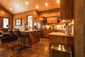 Fridge, microwave, oven, stovetop - Large Event or Group Rental | Cabins 1 - 6 | (Franklin County)