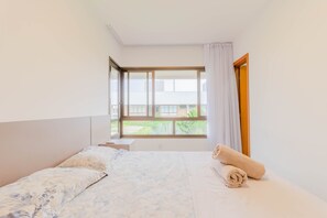 Apartamento | 3 quartos, cortinas blackout, ferros/tábuas de passar roupa