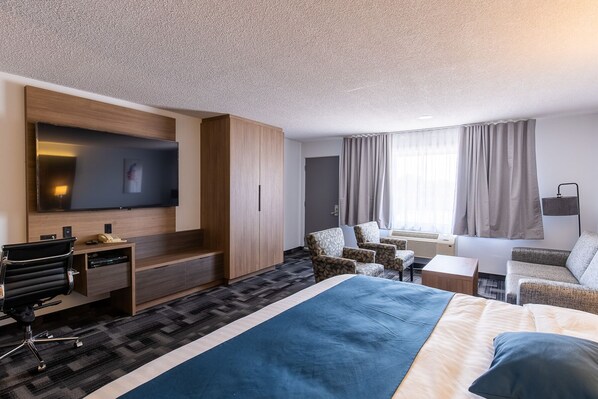 Superior Room 1 King Bed | Individually decorated, individually furnished, laptop workspace