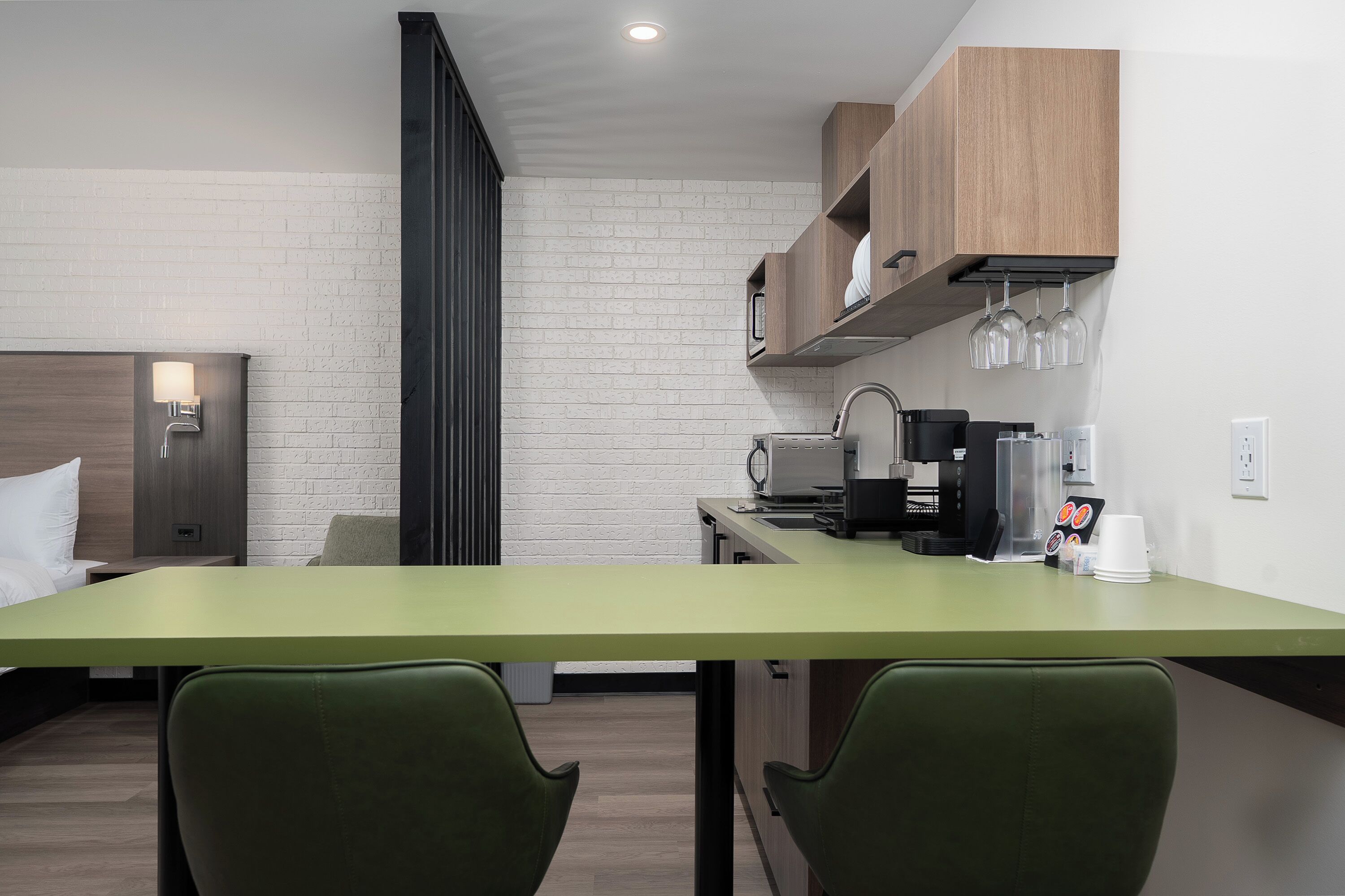 Superior kamer | Privékeuken | Een minikoelkast, een microgolfoven