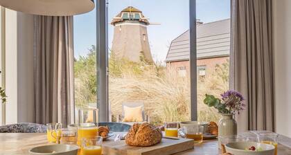 Luxusferienhaus mit Sauna im Dünenreservat, 2 km vom Meer entfernt