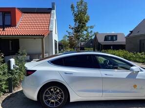 Property grounds - Modern holiday home for 6 Persons, nearby the sea, outdoor swimming pool, small-scale holiday park (Sint Maarten)