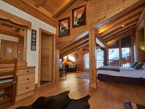 6 bedrooms, iron/ironing board, travel cot, free WiFi - Chalet Vinson Luxury 5-Les Gets- 12 pers -jacuzzi-700m from the slopes-mountain view (Les Gets)