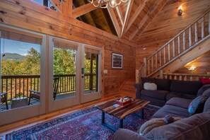 Smart TV, fireplace, DVD player, books