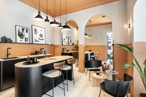 Sitteområde i lobbyen