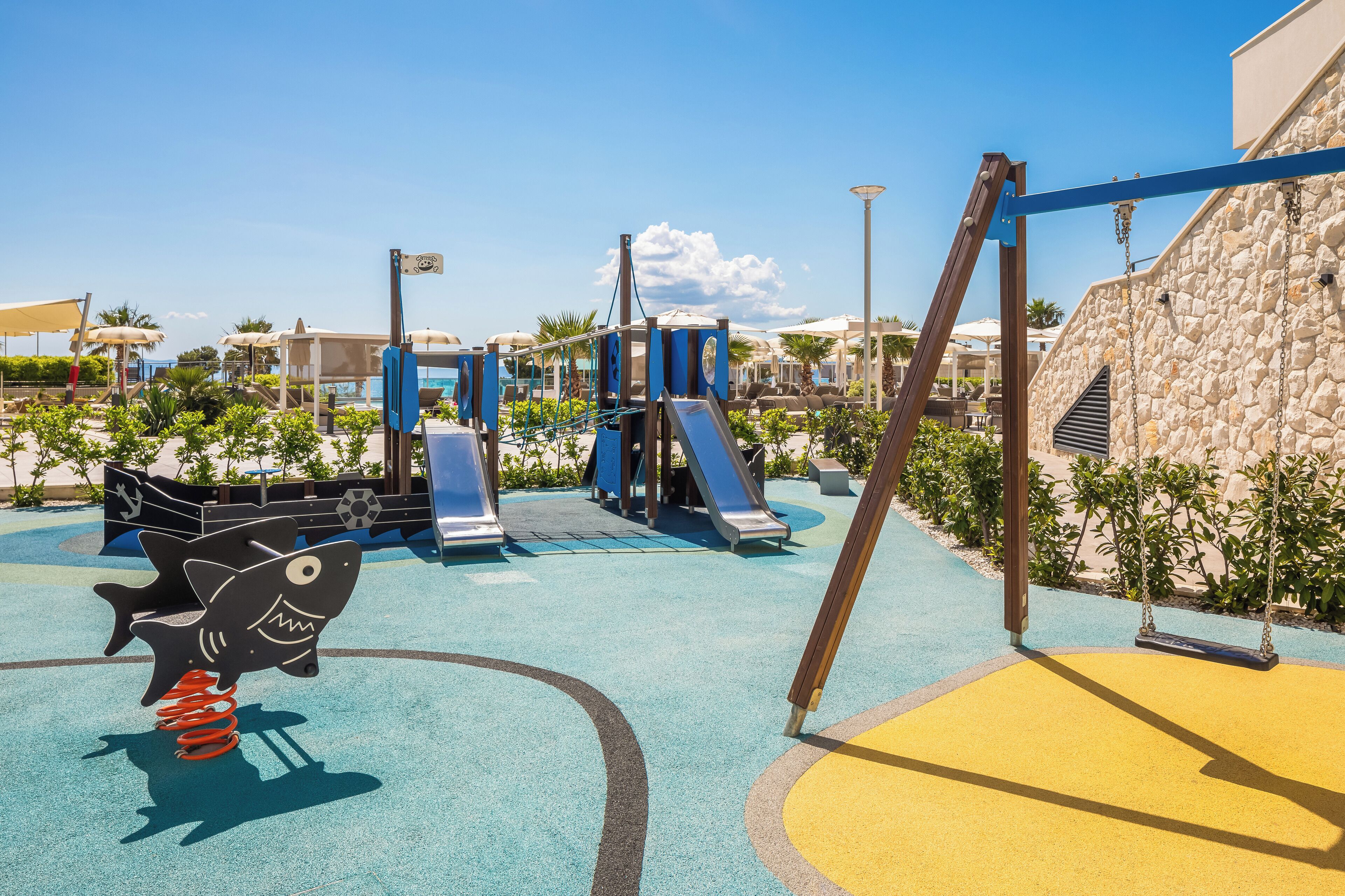 Utendørs lekeområde for barn