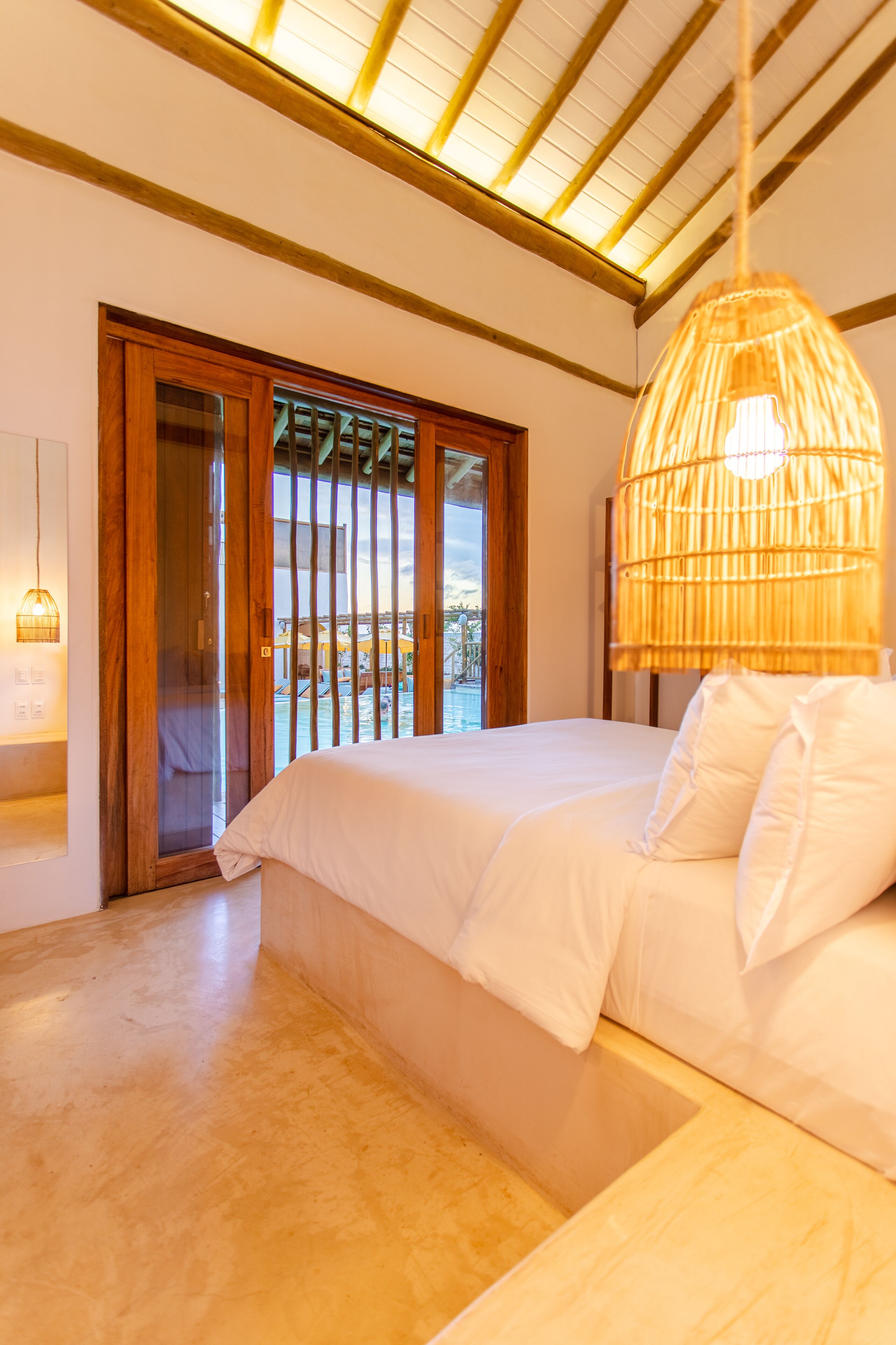 suite pool view | 1 bedroom, premium bedding, minibar, in-room safe