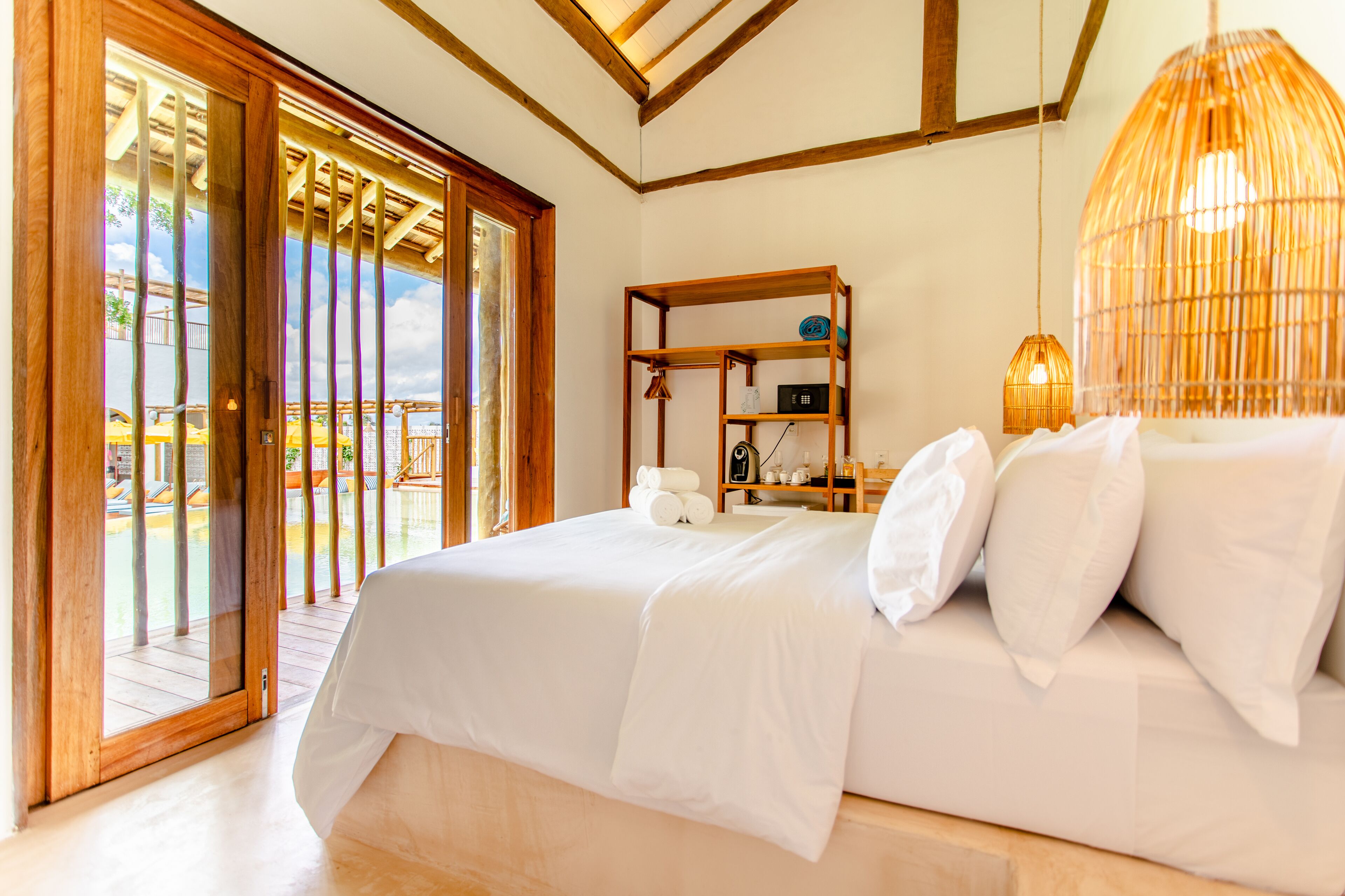 suite pool view | 1 bedroom, premium bedding, minibar, in-room safe