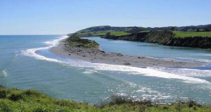MOKAU 'Number One'<br>Bach situated 5 minutes drive from Mokau<br>1 Briscoe st Awakino
