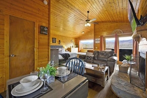 Interior - Great View, Location, Studio Log Cabin, Hot Tub! (Gatlinburg)