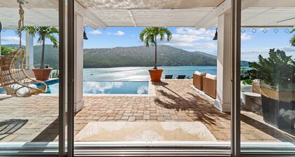 Stunning 360° Views of Magens Bay, St.John & BVI's. Luxury 6 bedroom villa