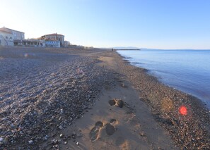 Private beach, sun-loungers, beach umbrellas - Hotel Cecina Beach (Cecina)
