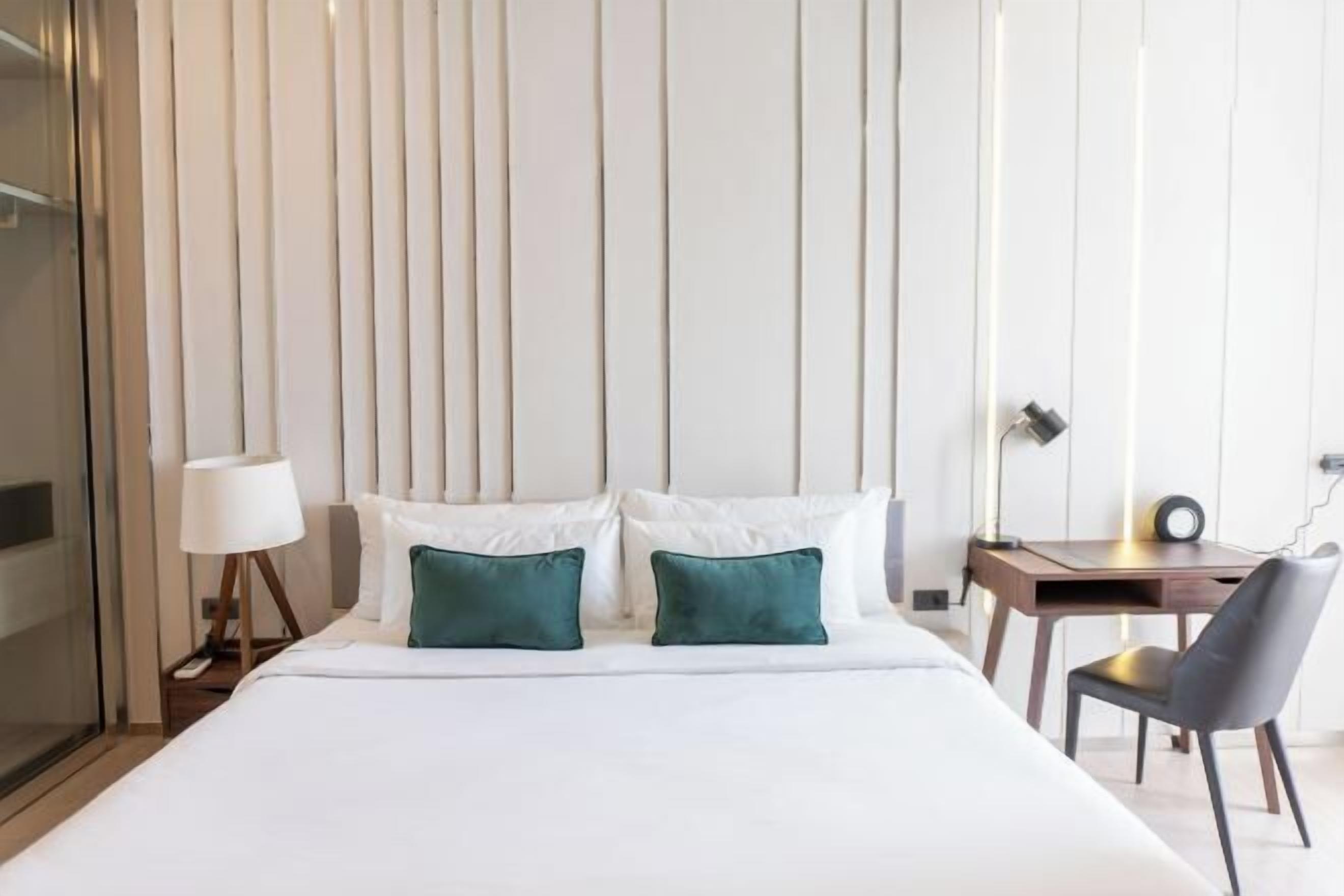 In-room safe, desk, laptop workspace, blackout curtains