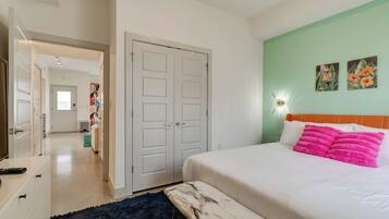 Desk, iron/ironing board, travel crib, WiFi